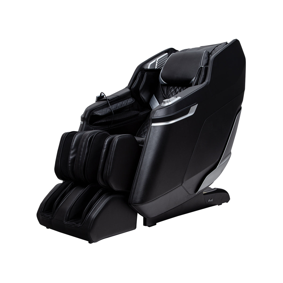 Black Osaki 3D Belmont Massage Chair on a white background