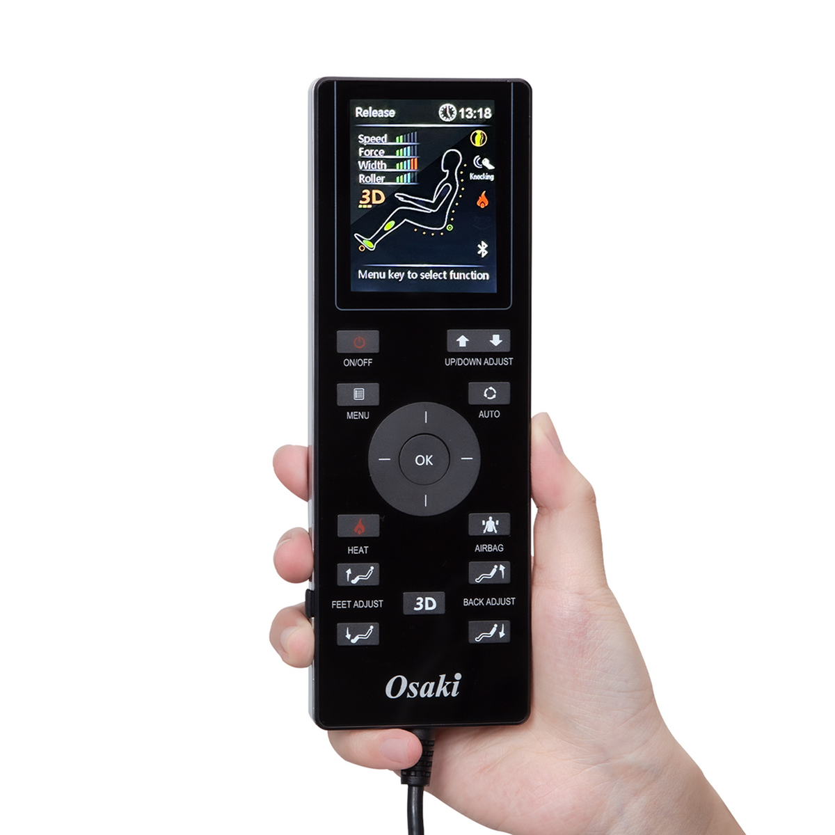 Osaki 3D Belmont Massage Chair remote controller