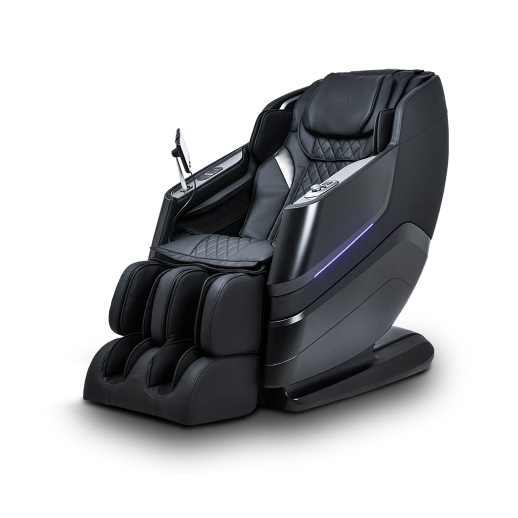 Black Titan TP-Epic 4D Massage Chair on a white background