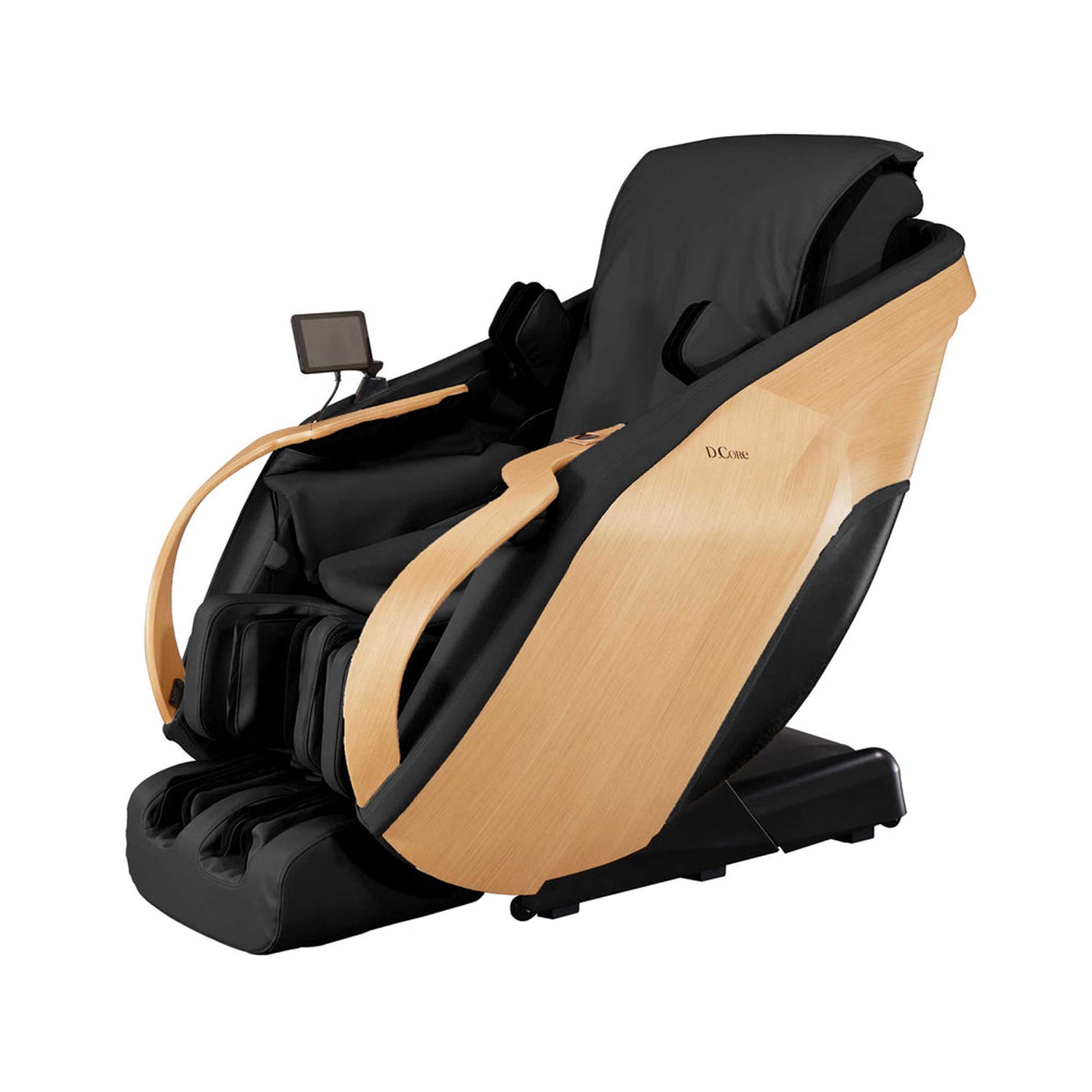 Black Dcore 2 Massage Chair on a white background