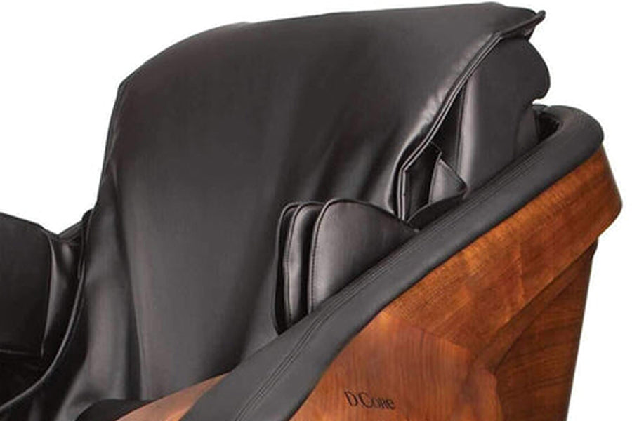 Close-up of DCore Cirrus-JP Massage Chair upper body area