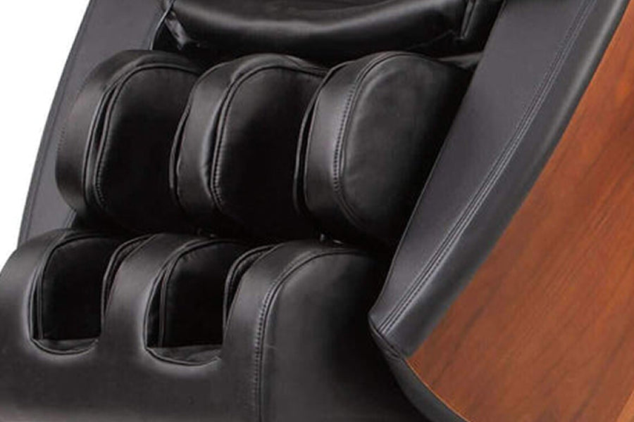 Close-up of DCore Stratus-JP Massage Chair lower body area