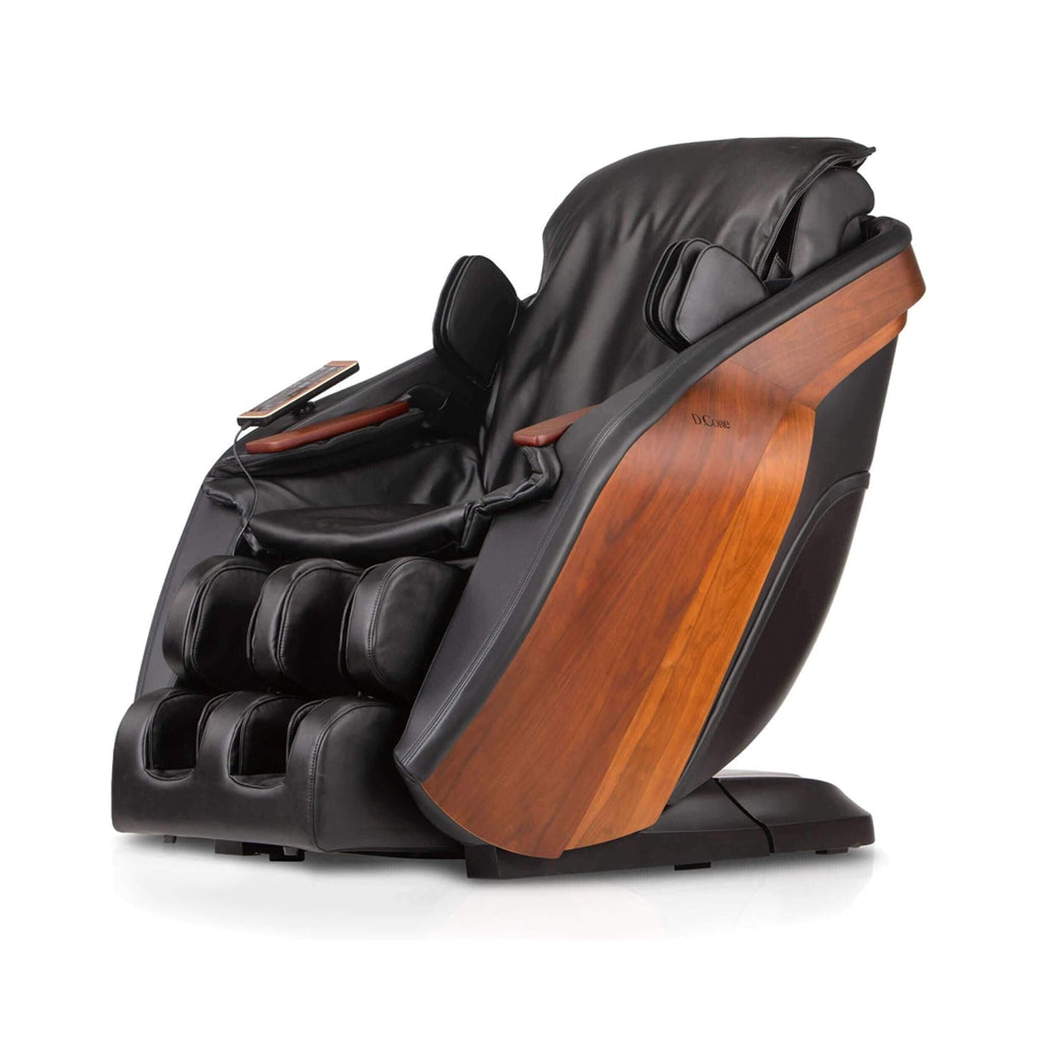 Black Dcore Stratus-JP Massage Chair on a white background