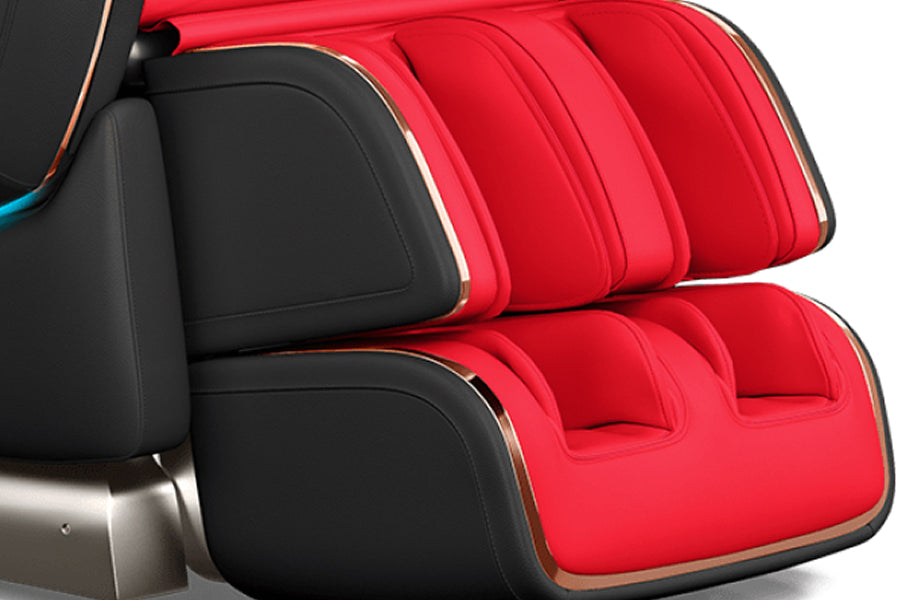 Close-up of OHCO M.8 NEO LE Massage Chair lower body area