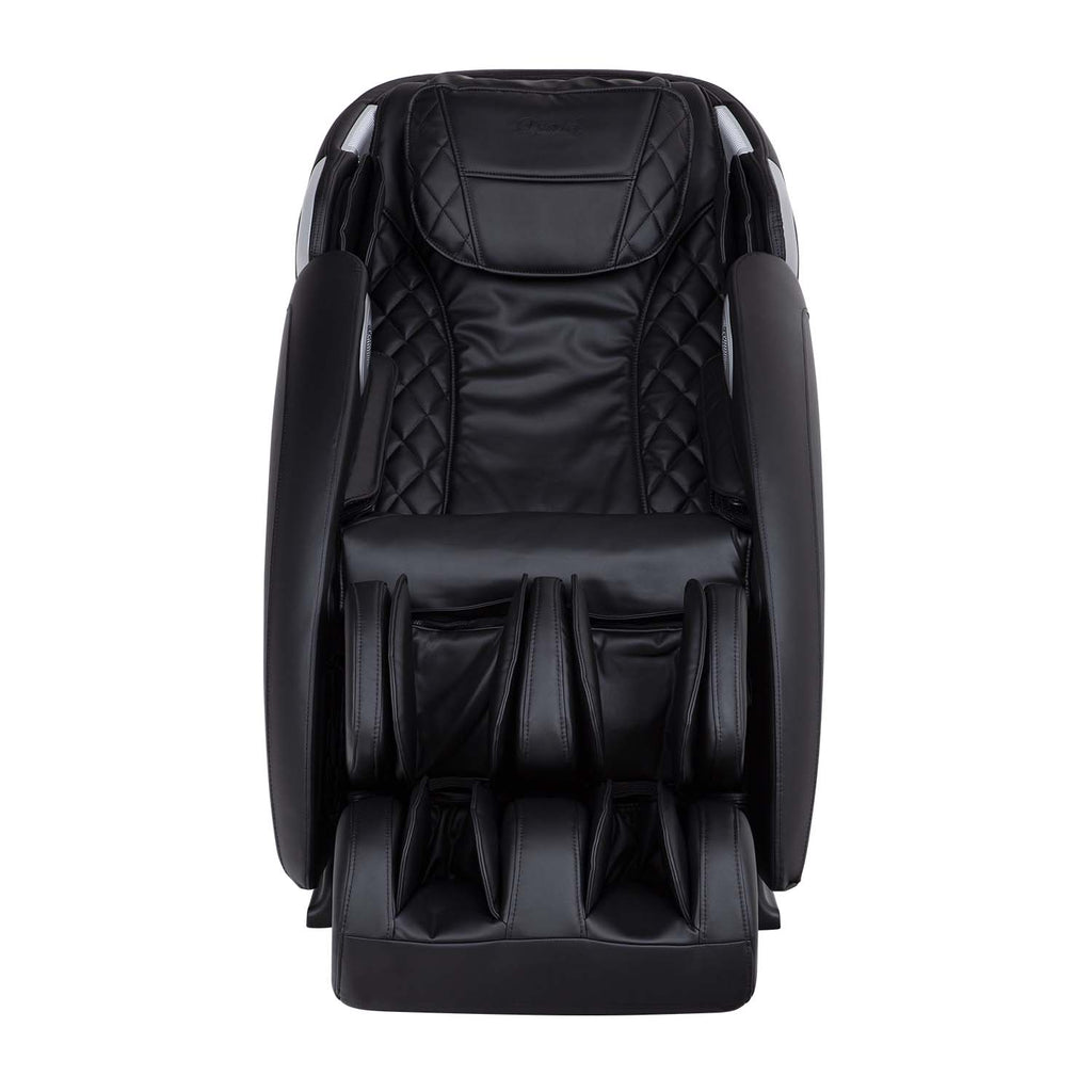 Black OS-4000XT massage chair, viewed from the front, on a white background
