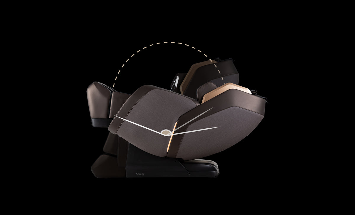 Osaki Duke XL 4D Massage Chair reclining to Zero Gravity position