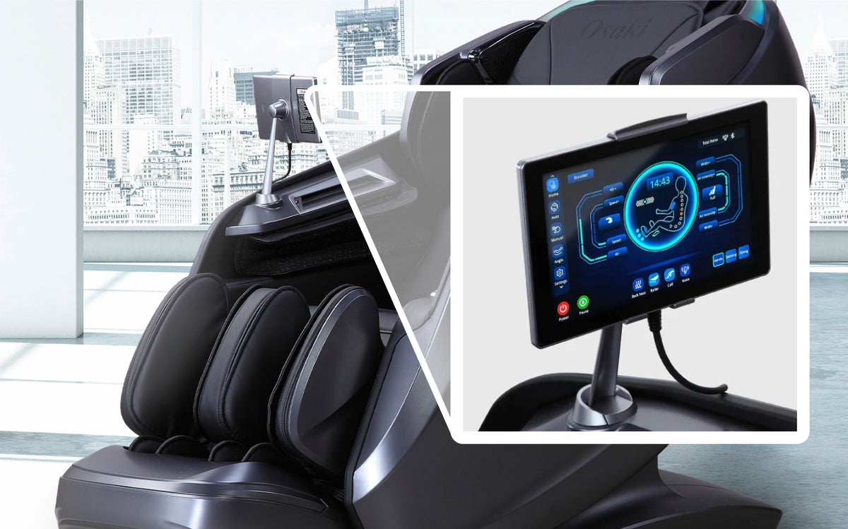 Osaki Platinum 4D Avalon Massage Chair touchscreen controller