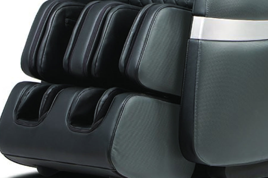 Close-up of Positive Posture Brio Sport Massage Chair lower body area