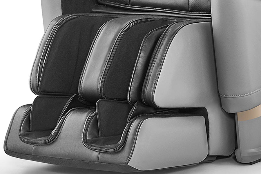Close-up of Synca JP3000 5D Massage Chair lower body area