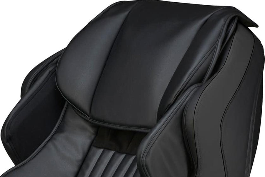 Close-up of Synca Kurodo Massage Chair upper body area