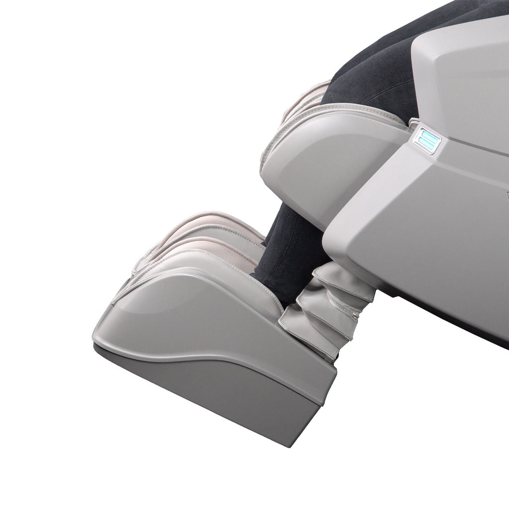 Close-up of the extendable footrest on the Osaki OS-3D Ai Vito Massage Chair