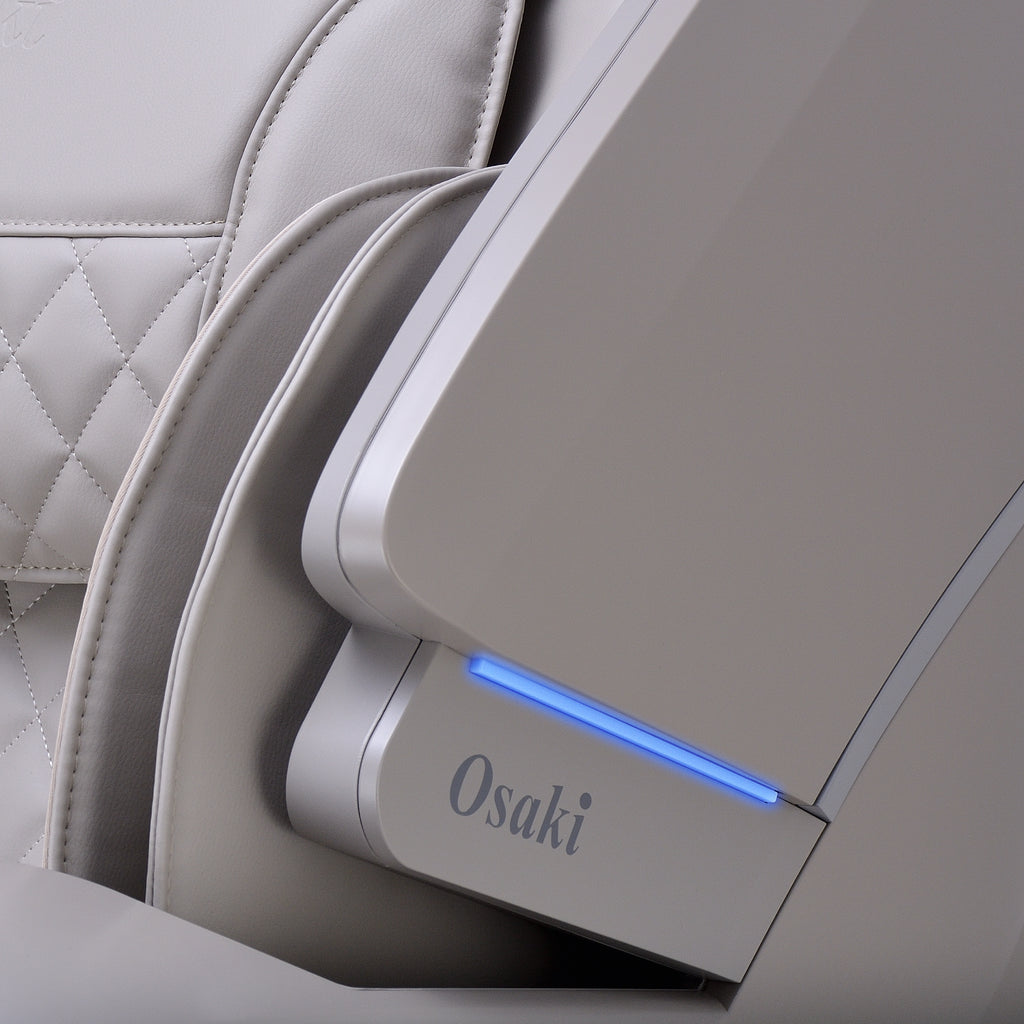 LED lighting near the headrest of the Osaki OS-3D Ai Vito Massage Chair