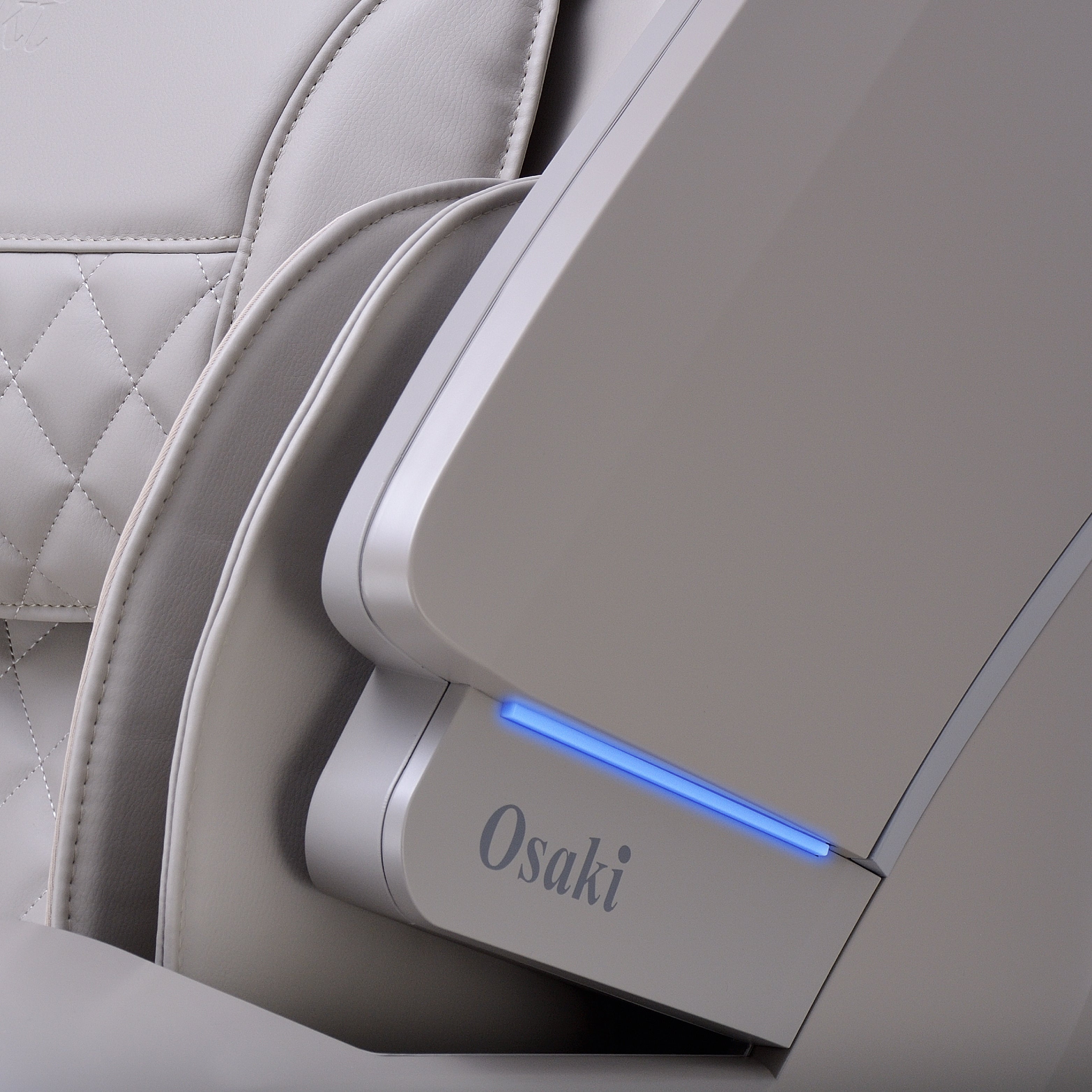 LED lighting near the headrest of the Osaki OS-3D Ai Vito Massage Chair