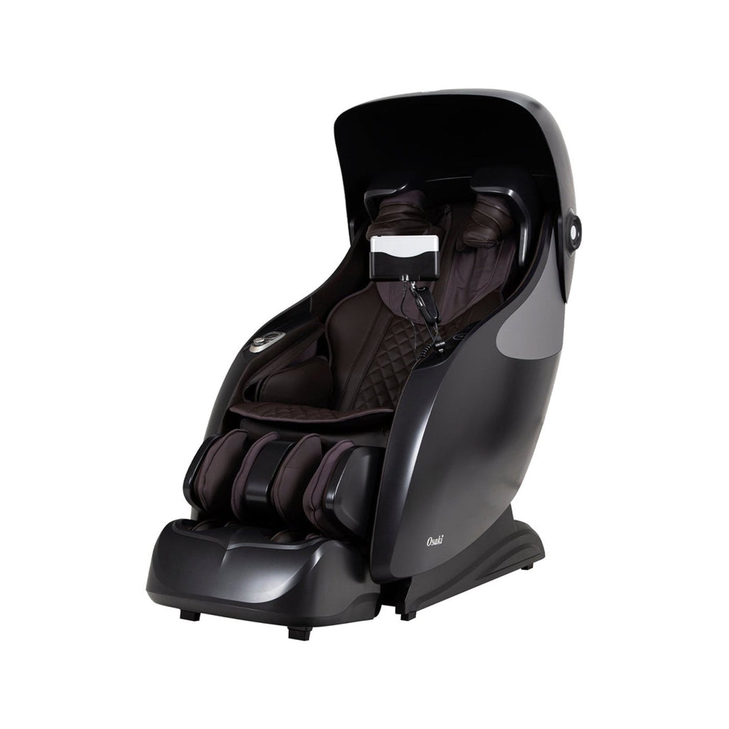 Brown Osaki Platinum AI XRest 4D+ Massage Chair on a white background